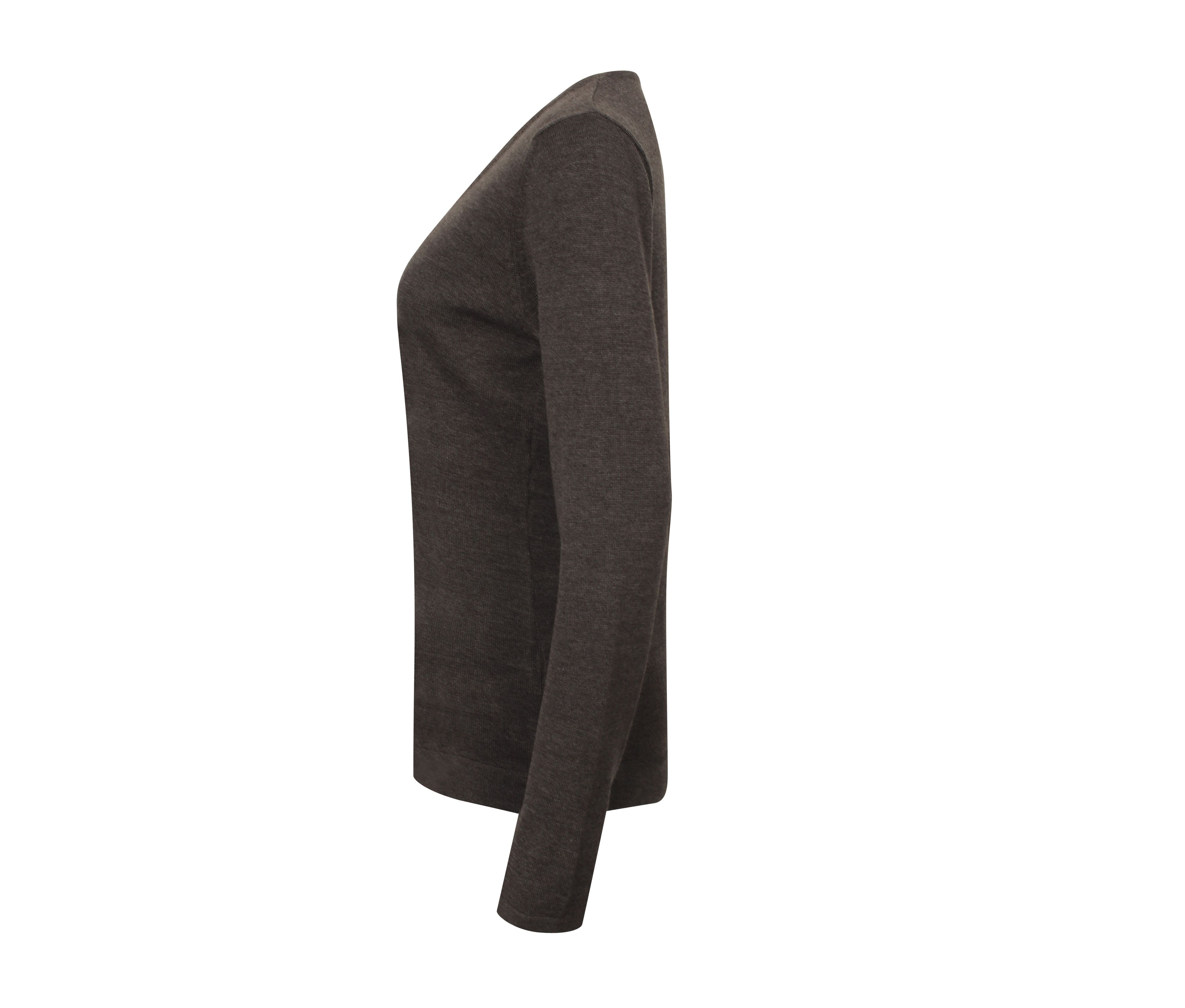 LADIES' V-NECK JUMPER