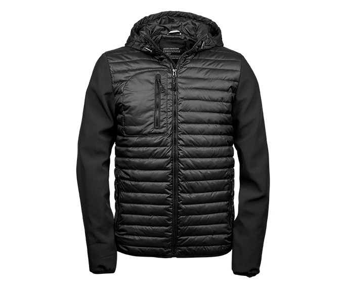 HOODED CROSSOVER JACKET