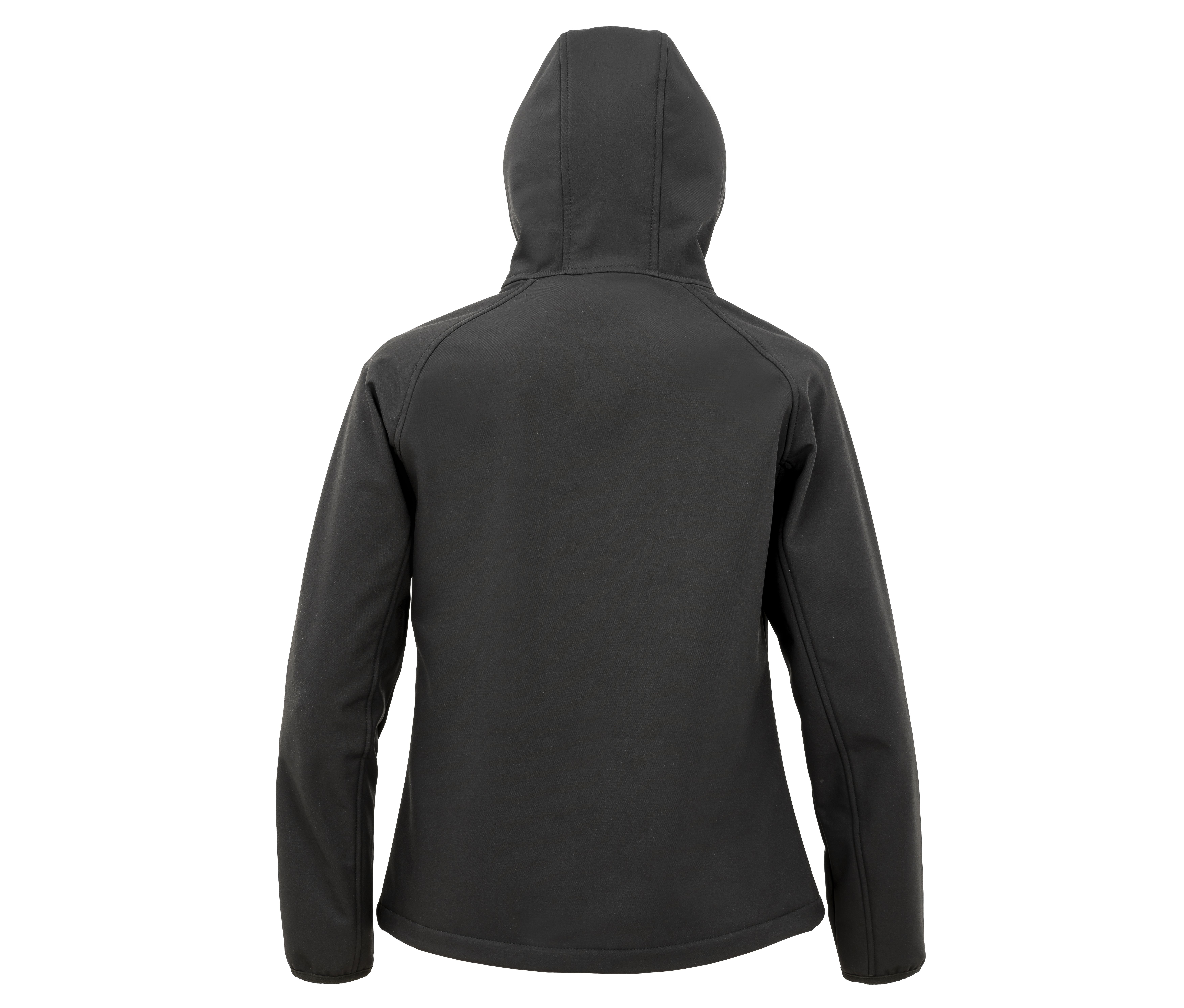 RECYCLED 3-LAYER PRINTABLE WOMENS HOODED SOFTSHELL