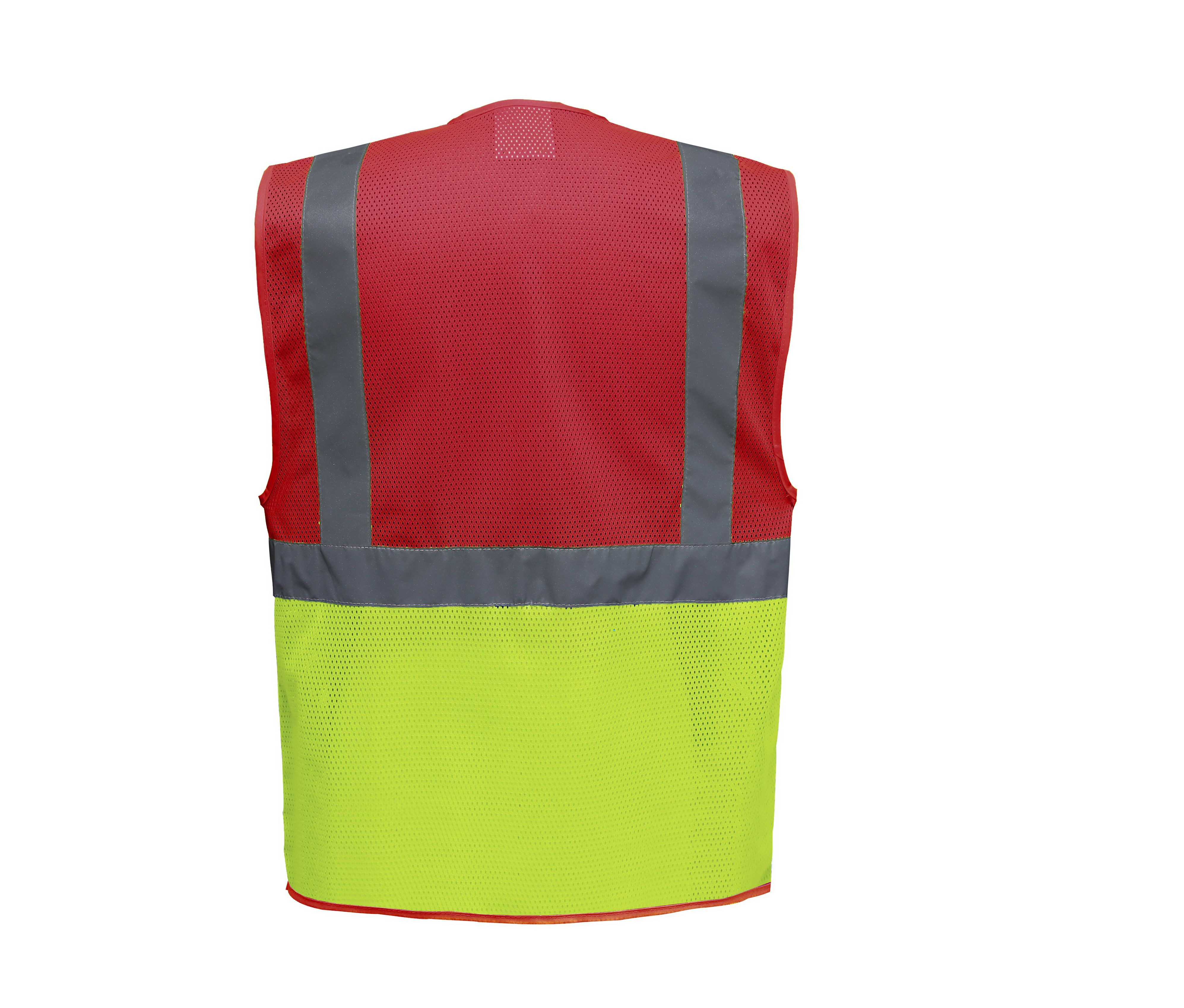 HI-VIS TOP COOL RECYCLED OPEN MESH EXECUTIVE WAISTCOAT