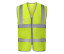 HI-VIS ZIP ID REFLECTIVE BORDER WAISTCOAT